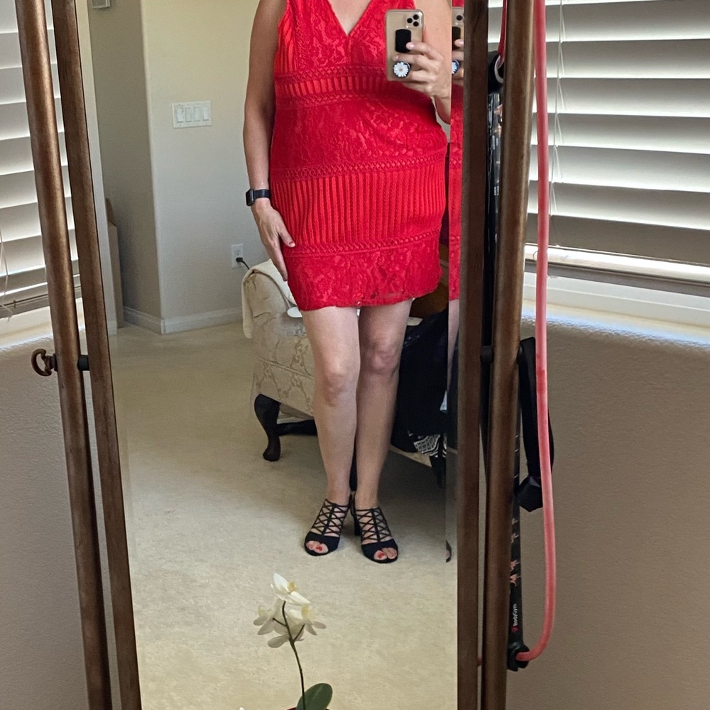Red Dress, never been worn